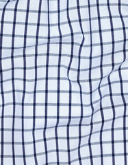 Check Navy Smart Fit Shirt FS1124SF-16