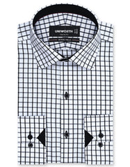 Check Black Classic Fit Shirt FS1125RF-14.5