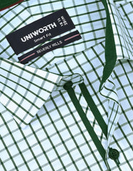 Check Green Smart Fit Shirt FS1126SF-15