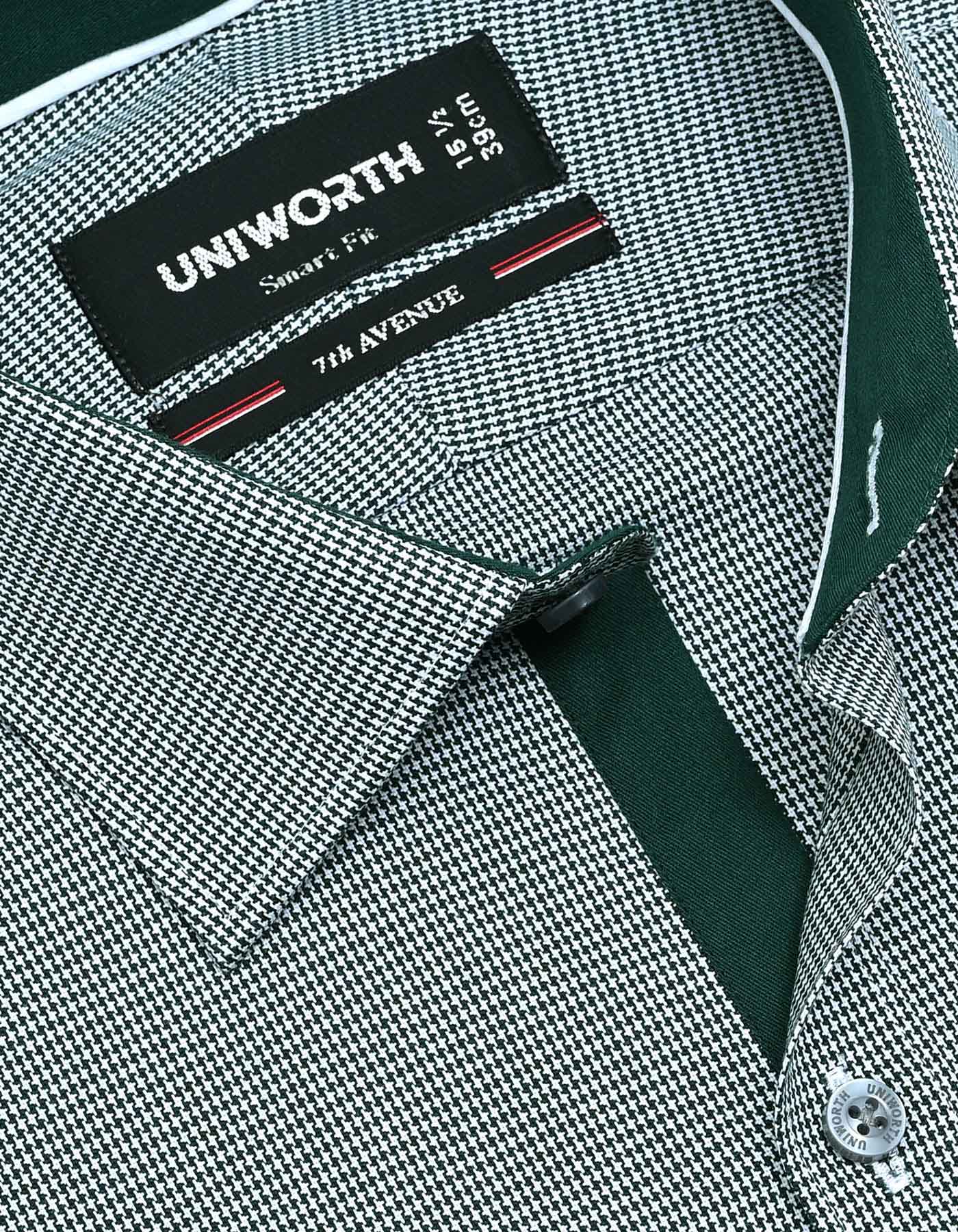 Check Green Tailored Smart Fit Shirt FS1129SF-15