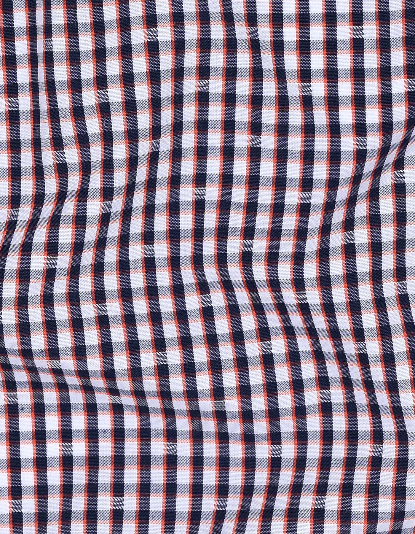 Check Navy Classic Fit Shirt FS1139RH-16