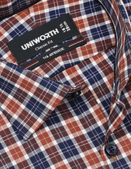 Check Brown Classic Fit Shirt FS1148RH-15