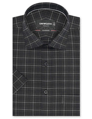 Check Black Classic Fit Shirt FS1151RH-14.5