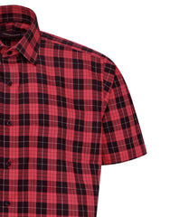Check Red Classic Fit Shirt FS1153RH-15.5