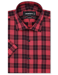 Check Red Smart Fit Shirt FS1153SH-14.5