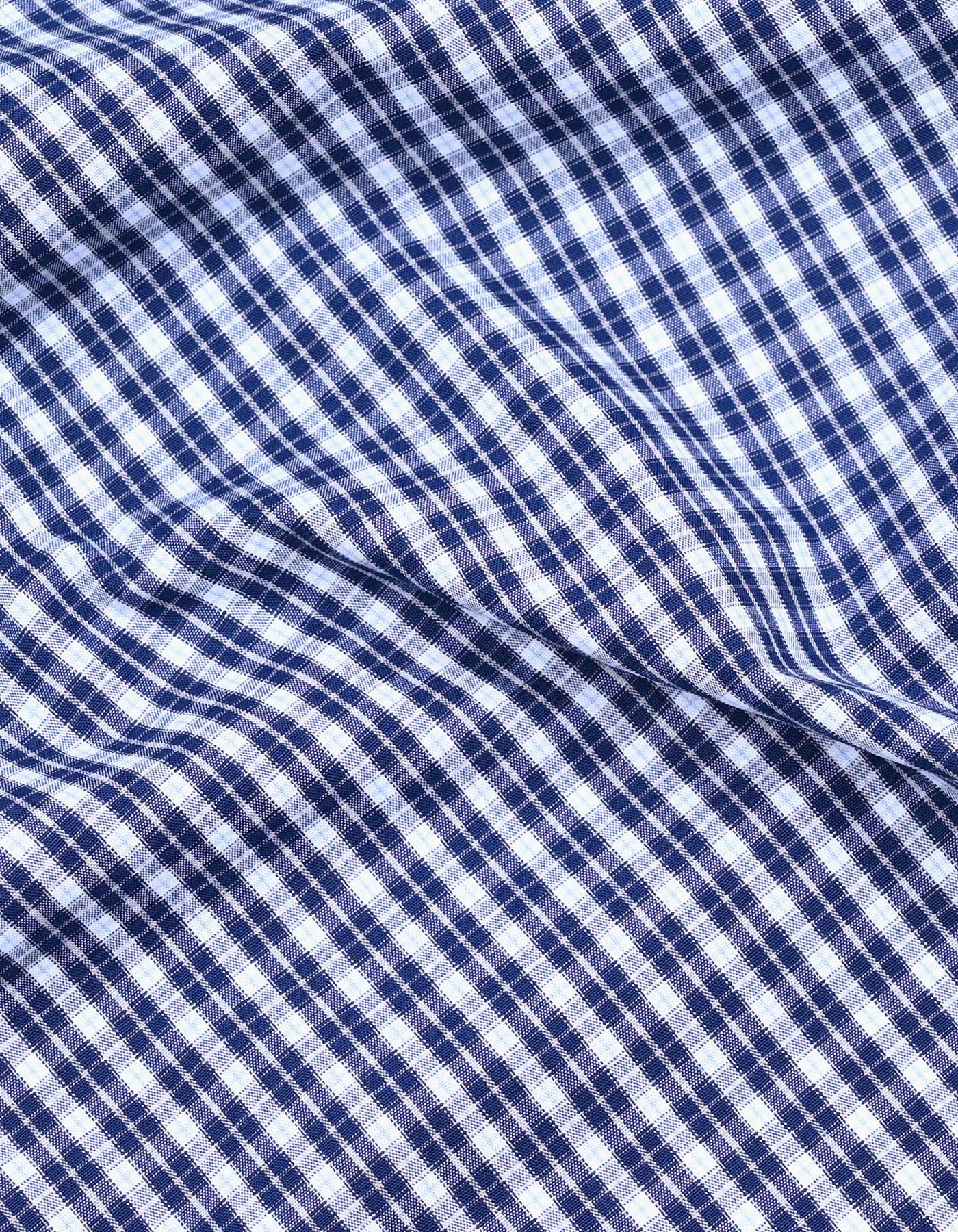 Check Navy Tailored Smart Fit Shirt FS1167SF-16