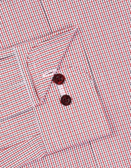 Check Red Classic Fit Shirt FS1172RF-15.5