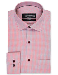 Check Red Tailored Smart Fit Shirt FS1172SF-14.5