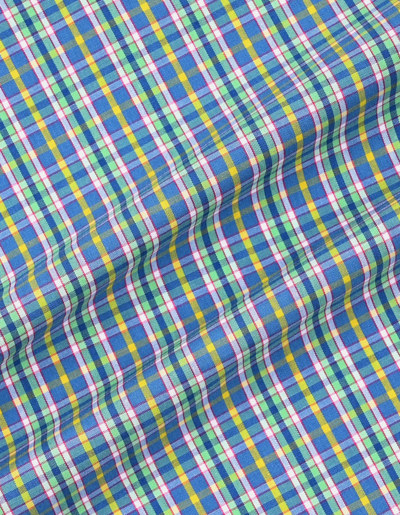 Check Yellow Classic Fit Shirt FS1179-1RF-16