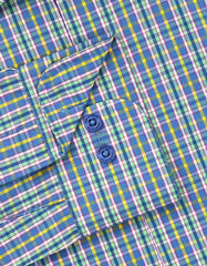 Check Yellow Tailored Smart Fit Shirt FS1179-1SF-15.5