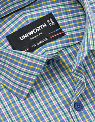Check Yellow Tailored Smart Fit Shirt FS1179-1SF-15