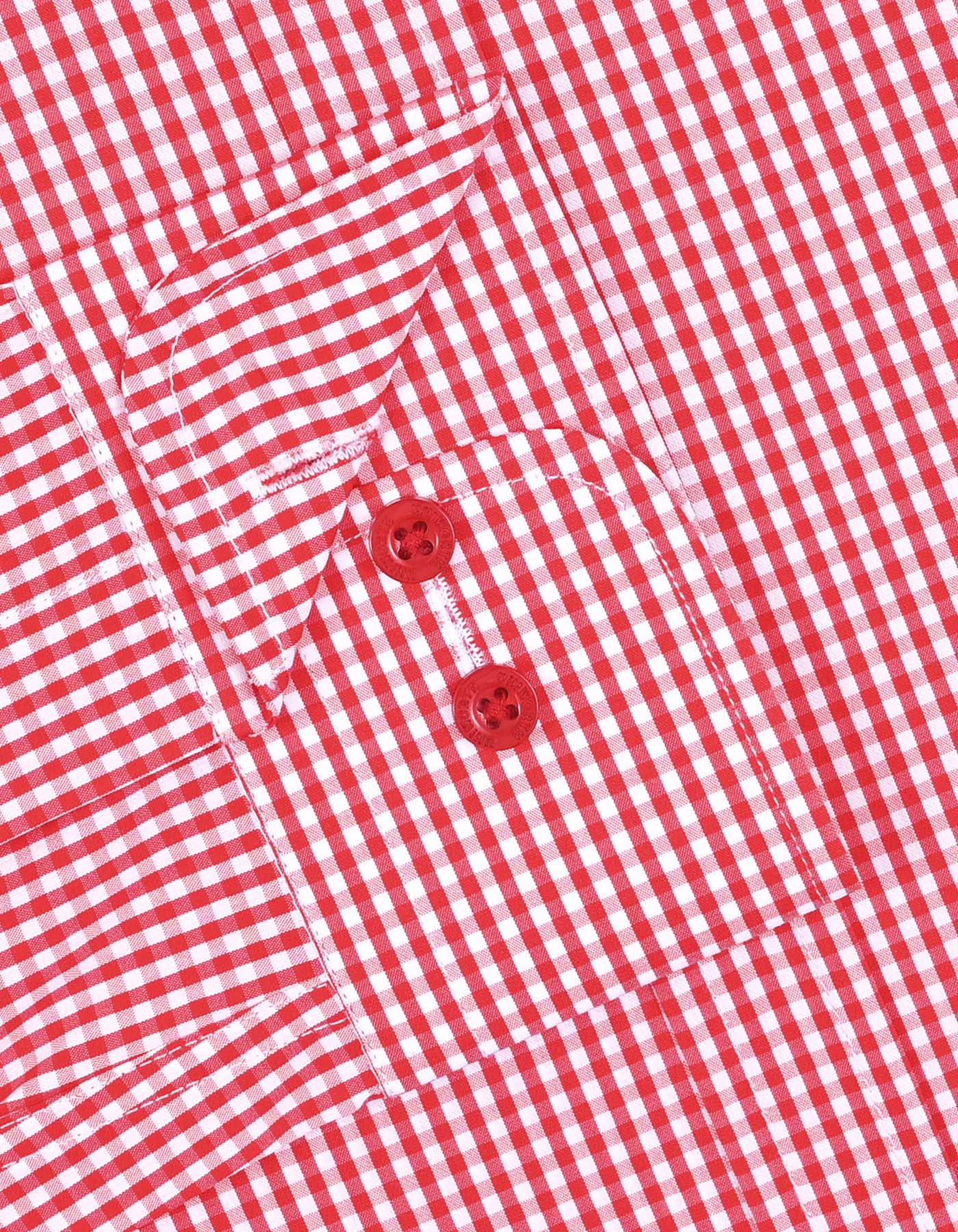 Check Red Tailored Smart Fit Shirt FS1184SF-15.5