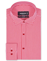 Check Red Tailored Smart Fit Shirt FS1184SF-14.5