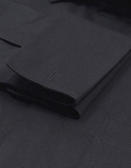 Plain Black Tailored Smart Fit Shirt FS1307-3SD-15.5