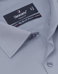Plain Grey Classic Fit Shirt FS1312-6RF-15