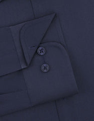 Plain Navy Classic Fit Shirt FS1314-8RF-15.5