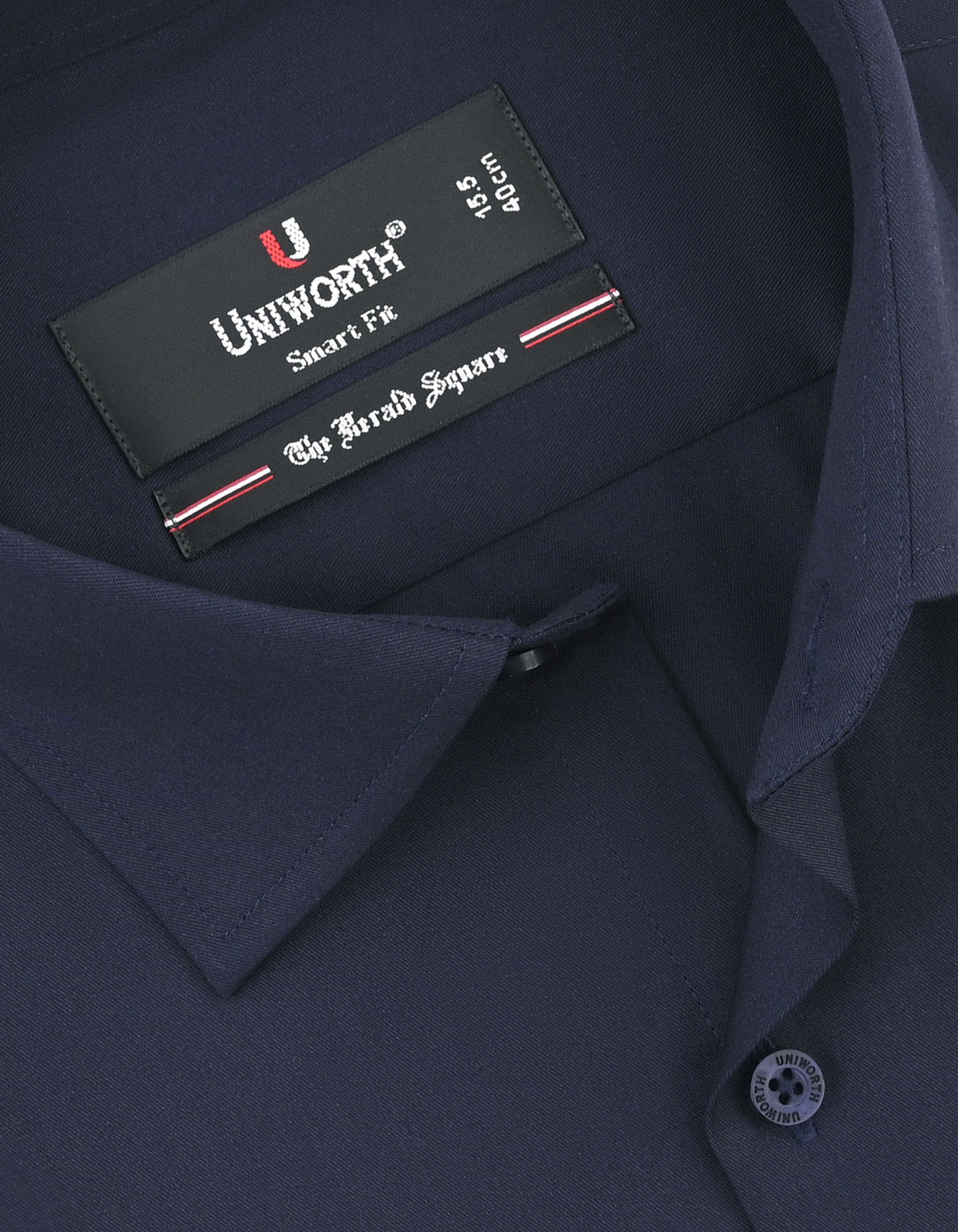 Plain Navy Tailored Smart Fit Shirt FS1314-8SF-15