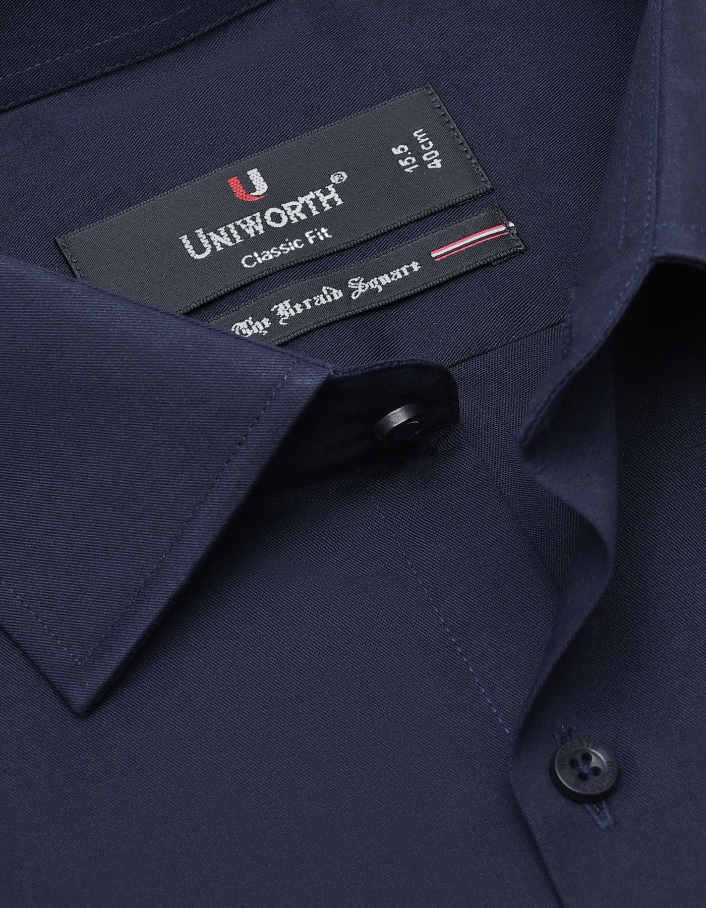 Plain Navy Classic Fit Shirt FS1314-9RF-15