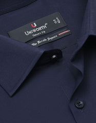 Plain Navy Tailored Smart Fit Shirt FS1314-9SF-15