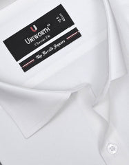 Plain Off White Classic Fit Shirt FS1315-3RD-15