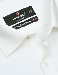 Off White Plain Classic Fit Shirt