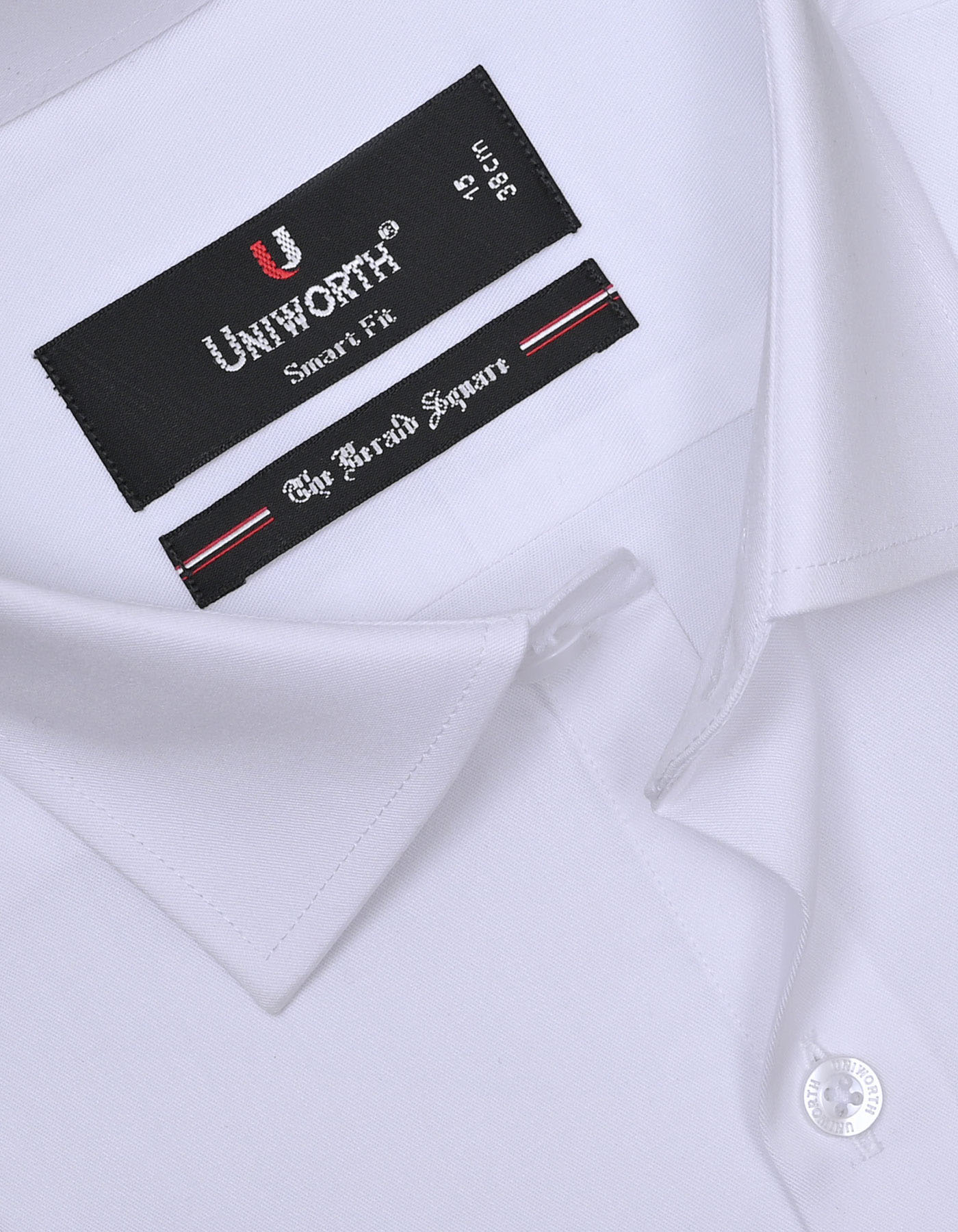 Plain White Tailored Smart Fit Shirt FS1316-21SF-15