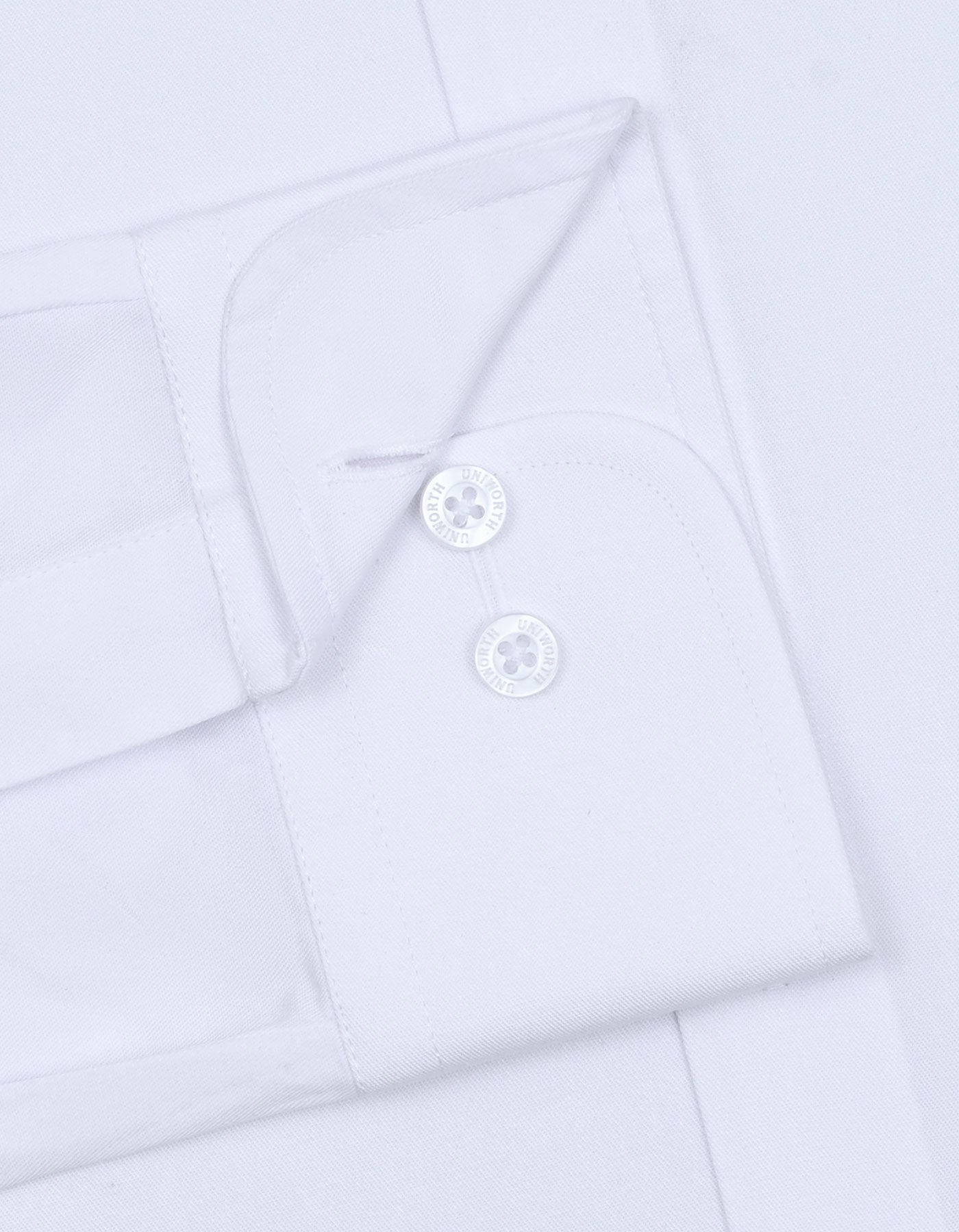 Plain White Tailored Smart Fit Shirt FS1316-22SF-15.5
