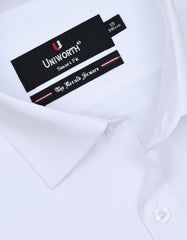 Plain White Tailored Smart Fit Shirt FS1316-22SF-15
