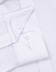 Plain White Tailored Smart Fit Shirt FS1316-23SF-15.5
