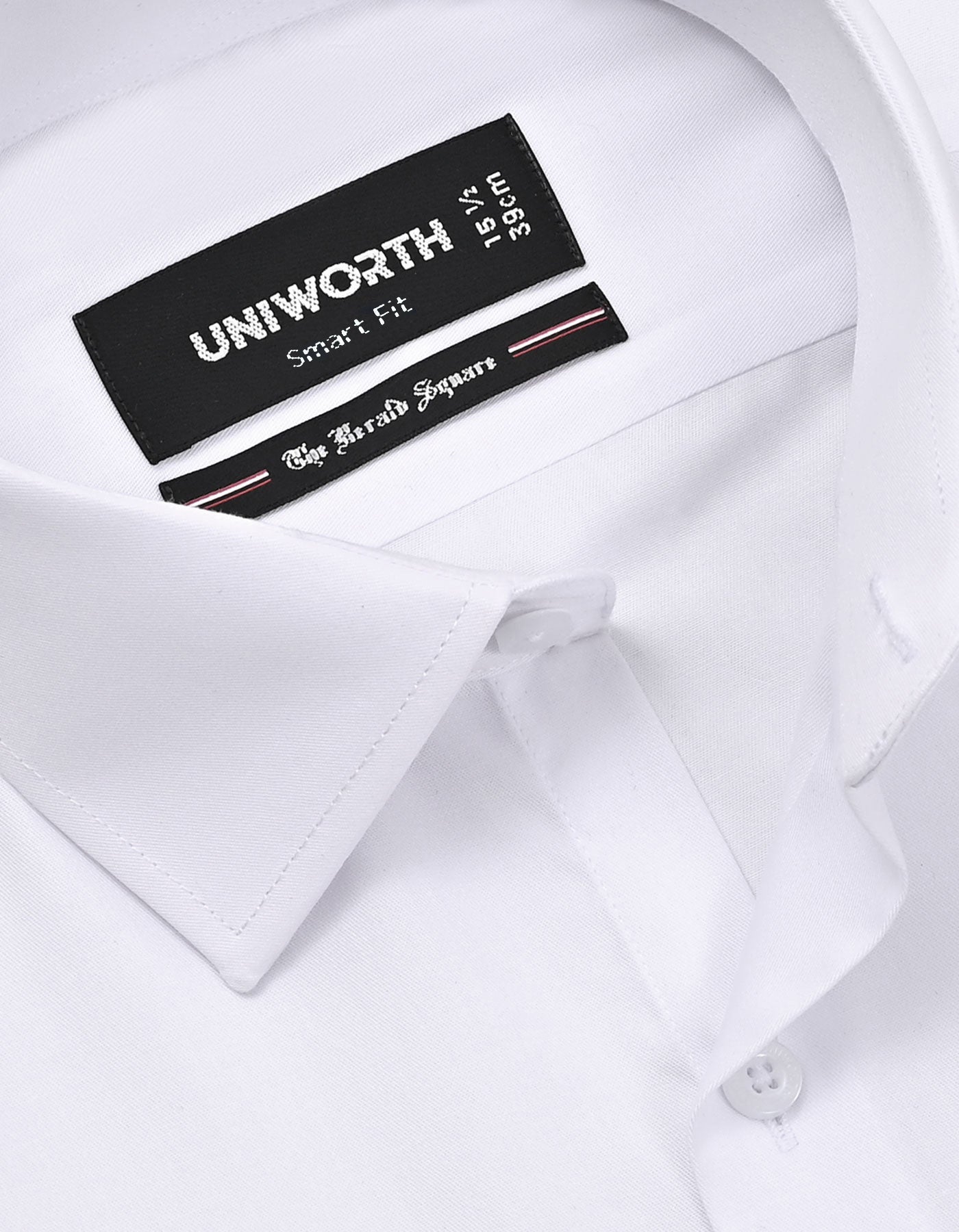 Plain White Tailored Smart Fit Shirt FS1316-23SF-15