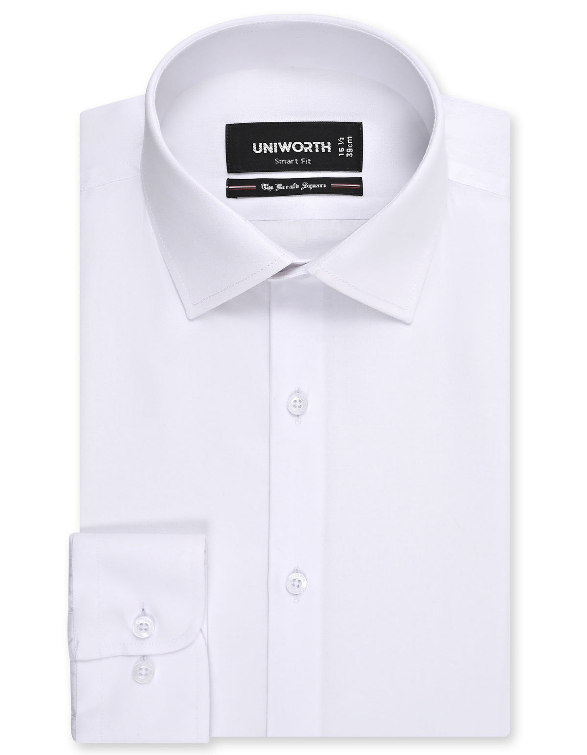 Plain White Tailored Smart Fit Shirt FS1316-23SF-14.5