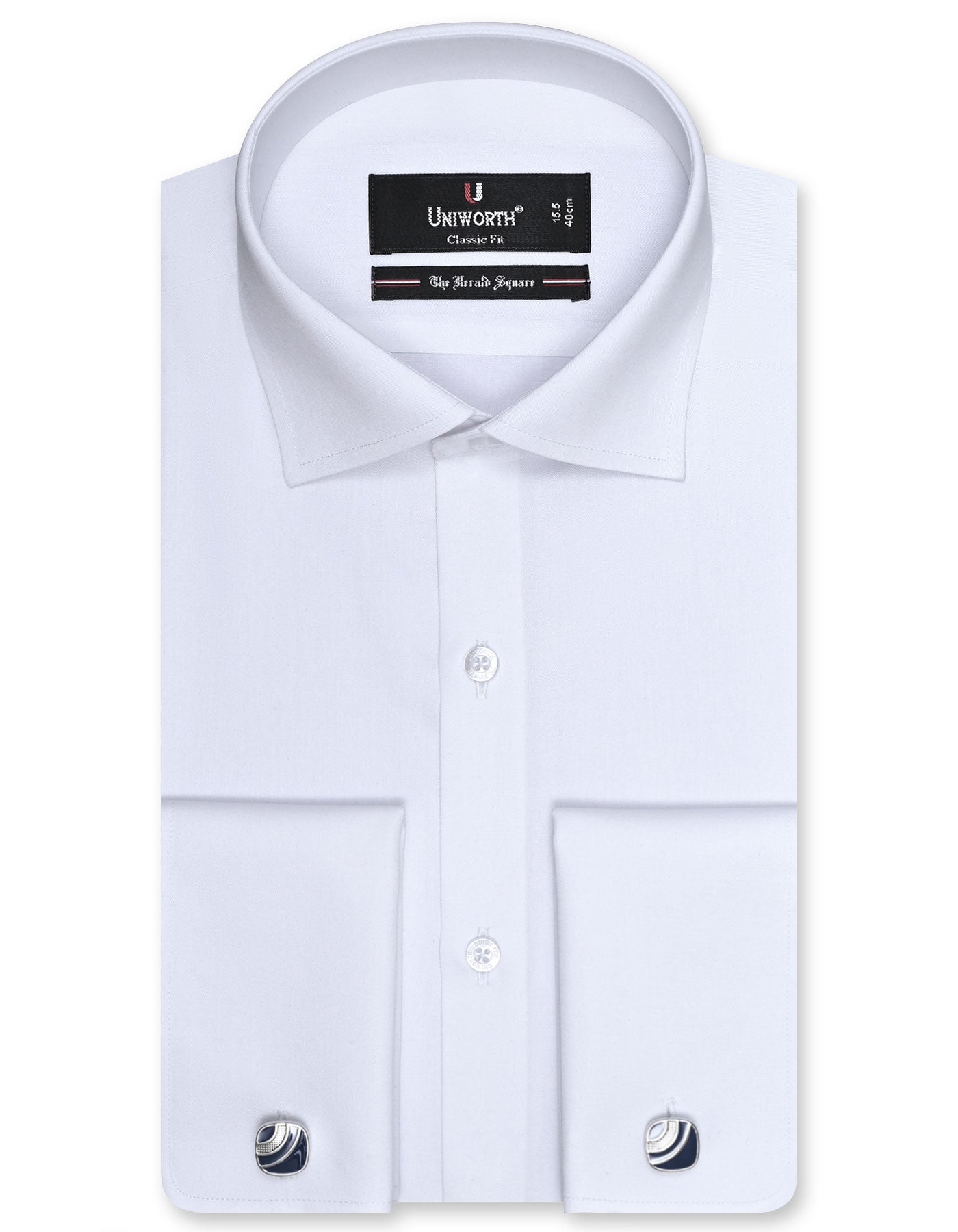 Plain White Classic Fit Shirt FS1316-4RD-14.5