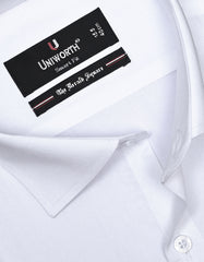 Plain White Tailored Smart Fit Shirt FS1316-4SD-15