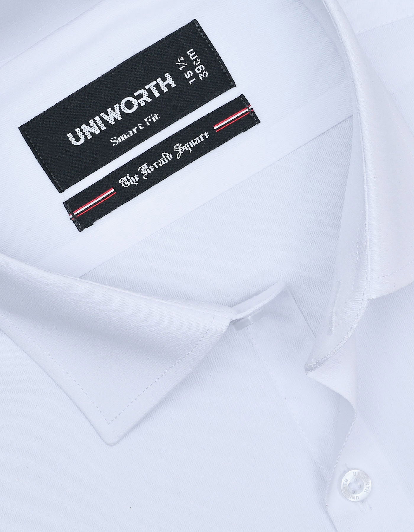 Plain White Tailored Smart Fit Shirt FS1318-16SF-15