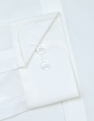 Plain Off White Classic Fit Shirt FS1319-5RF-15.5