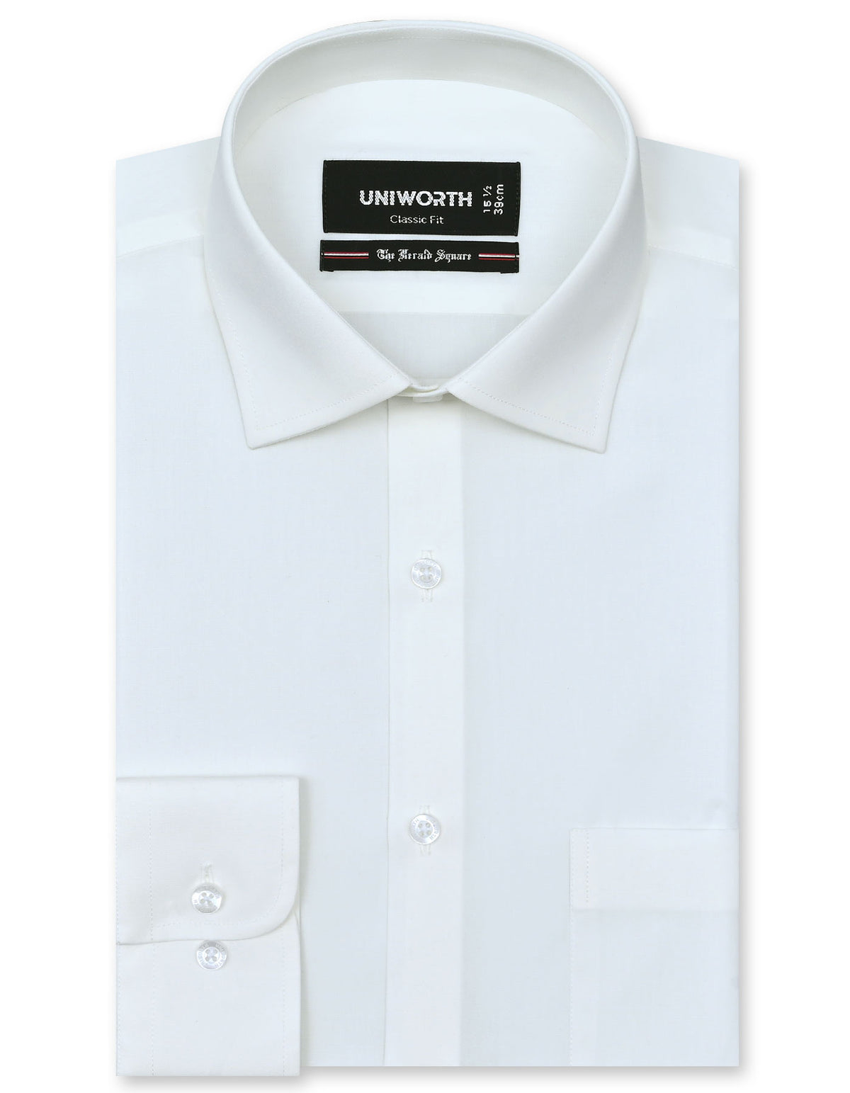 Plain Off White Classic Fit Shirt FS1319-5RF-14.5