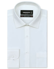 Plain Off White Classic Fit Shirt FS1319-5RF-14.5