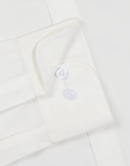 Plain Off White Tailored Smart Fit Shirt FS1319-6SF-15.5