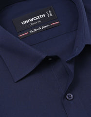Plain Navy Classic Fit Shirt FS1320-3RF-15