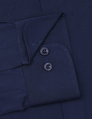 Plain Navy Tailored Smart Fit Shirt FS1320-3SF-15.5