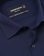 Plain Navy Tailored Smart Fit Shirt FS1320-3SF-15