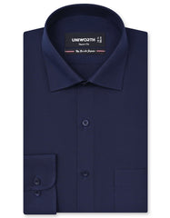 Plain Navy Tailored Smart Fit Shirt FS1320-3SF-14.5