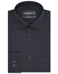 Plain Black Tailored Smart Fit Shirt FS1324-3SF-14.5