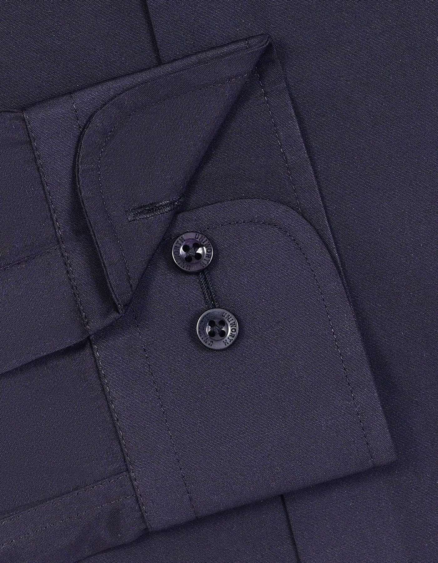 Plain Black Classic Fit Shirt FS1324-4RF-15.5