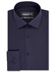 Plain Black Classic Fit Shirt FS1324-4RF-14.5