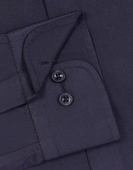 Plain Black Tailored Smart Fit Shirt FS1324-4SF-15.5