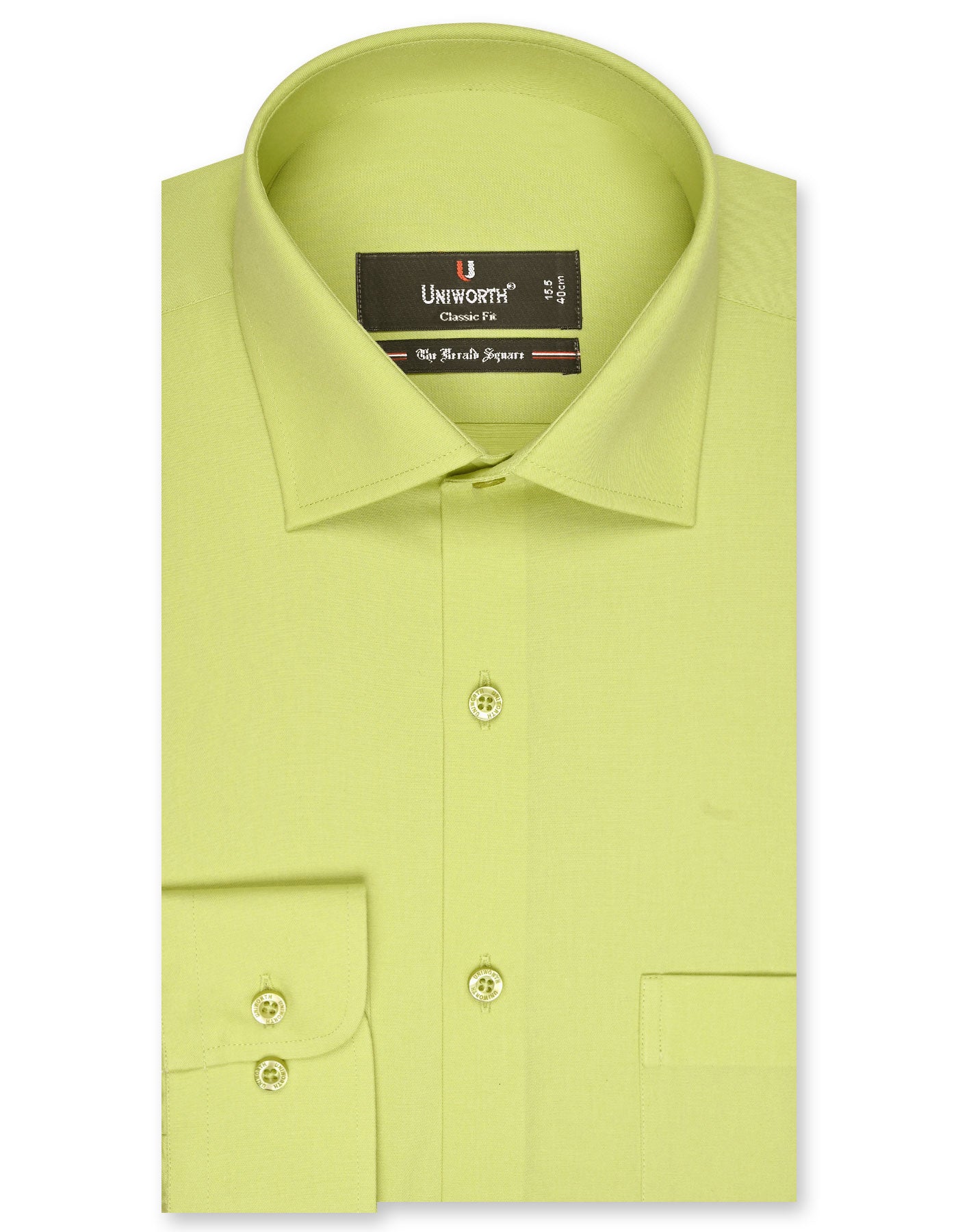 Plain Lemon Classic Fit Shirt FS1332-1RF-14.5