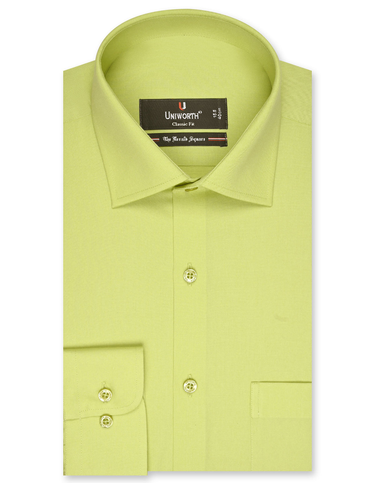 Plain Lemon Classic Fit Shirt FS1332-1RF-14.5