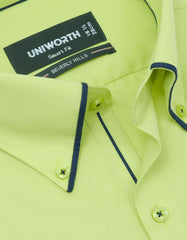 Plain Lemon Tailored Smart Fit Shirt FS1332-2SF-15