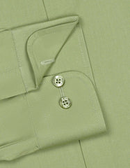 Plain D Olive Classic Fit Shirt FS1333-1RF-15.5